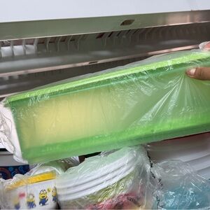 Tupperware Lime Green Storage Box